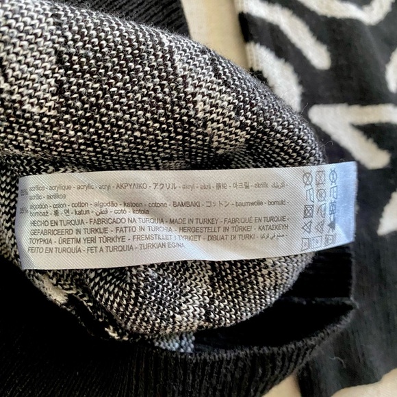 ZARA Geometric Jacquard Sweater Size S - Picture 6 of 6